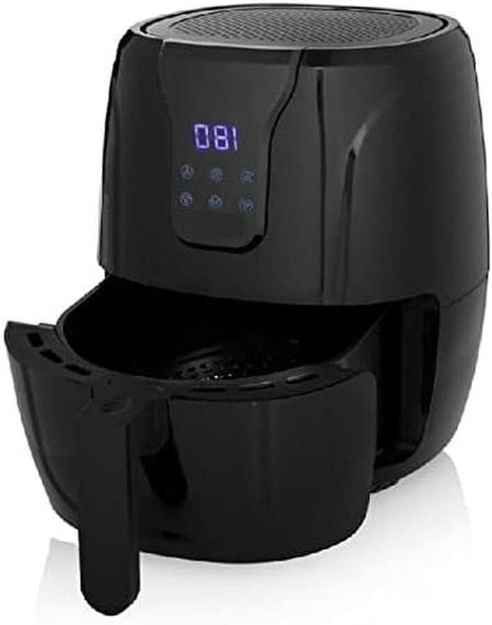 Airfryer Heteluchtfriteuse Gezond Frituren Olievrij Koken 3.5 Liter Zwart