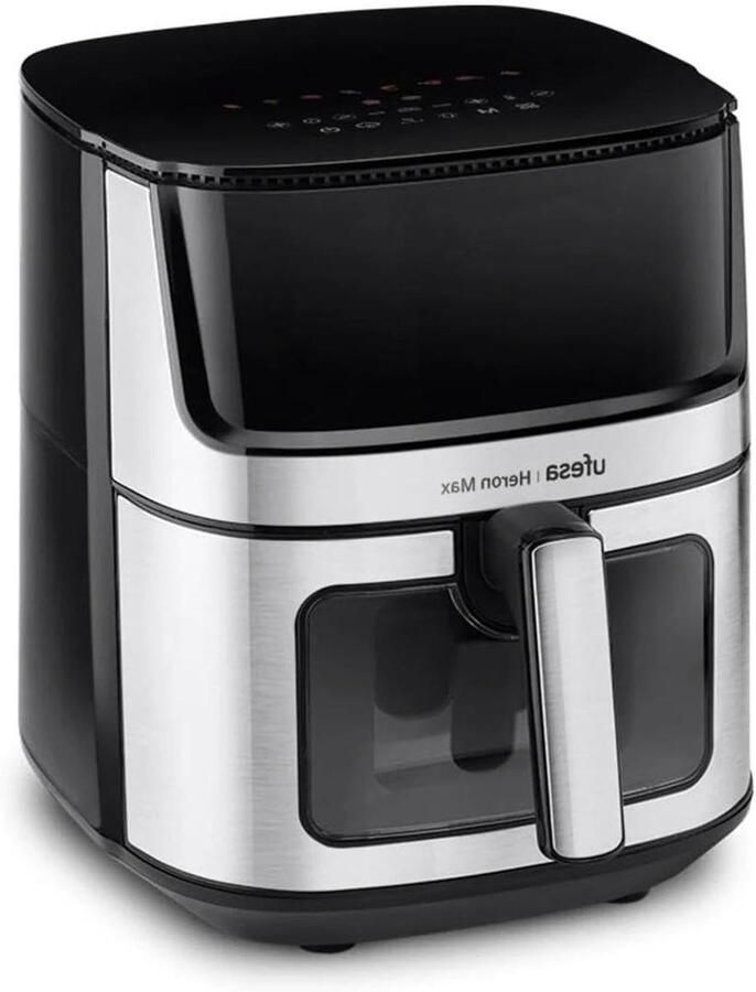 Airfryer Heteluchtfriteuse Gezond Koken Dubbele Zone Functie 8 Liter Zwart