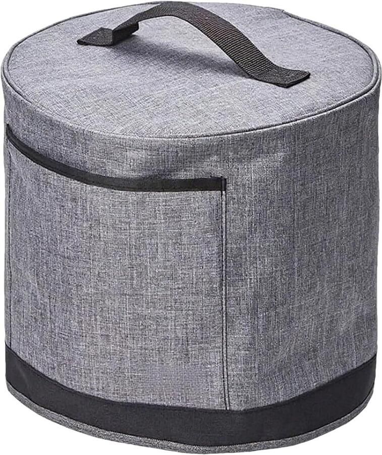 Airfryer Hoes Keukenapparaat Beschermer Apparaat Beschermen Met Handvat En Zakken 33 x 33 cm Wit