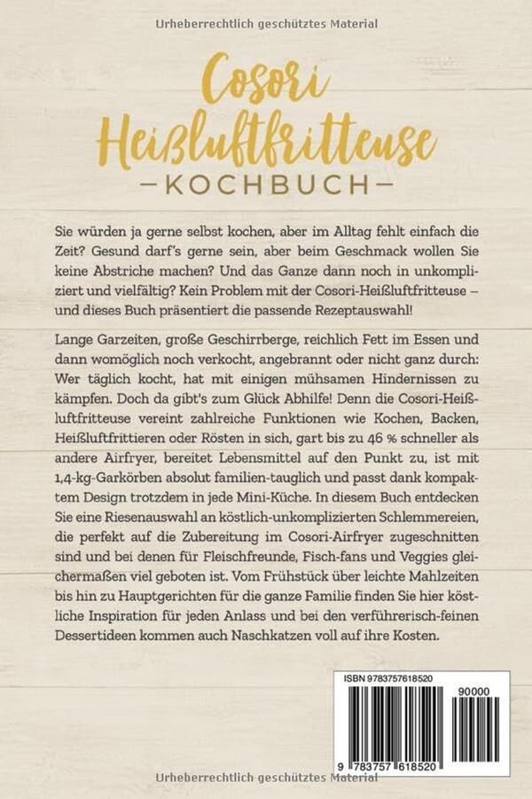 Airfryer Kookboek: Heerlijke en Gevarieerde Recepten voor Elke Gelegenheid