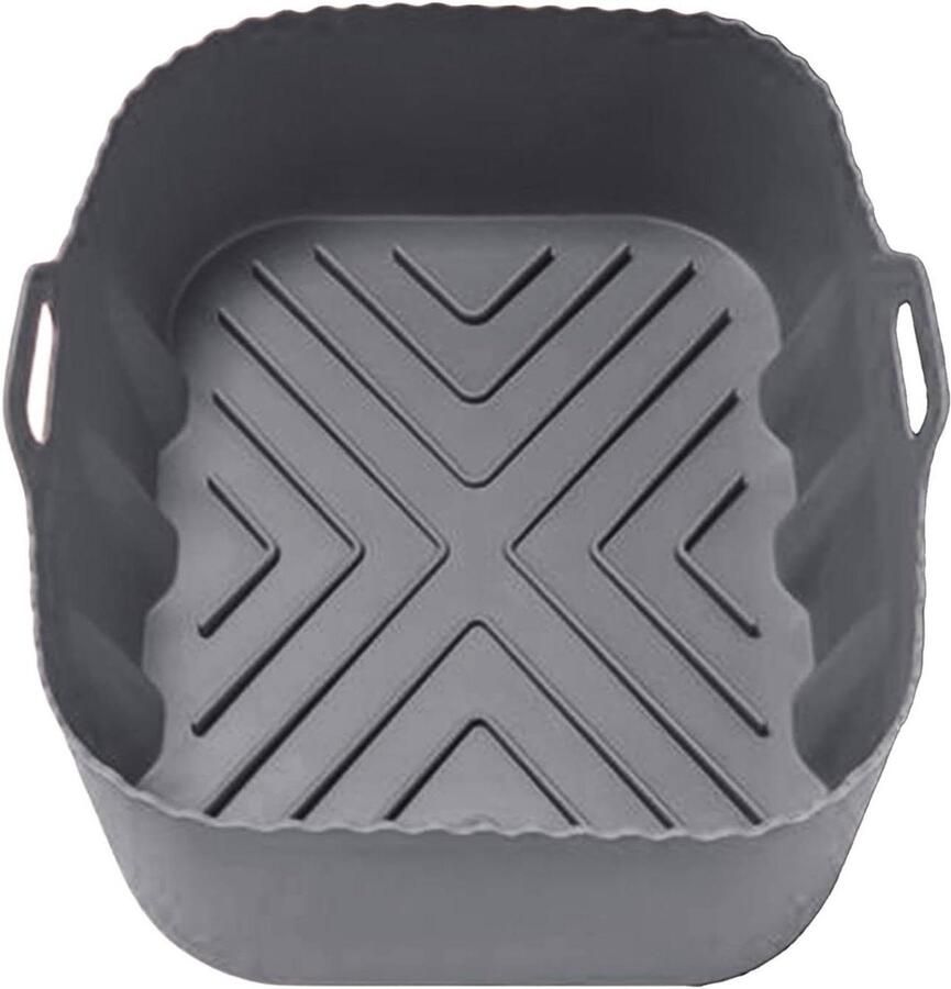 Airfryer Liners Siliconen Bakplaat Airfryer Hygiënisch Koken Hittebestendig 20 x 15 x 67 cm Grijs