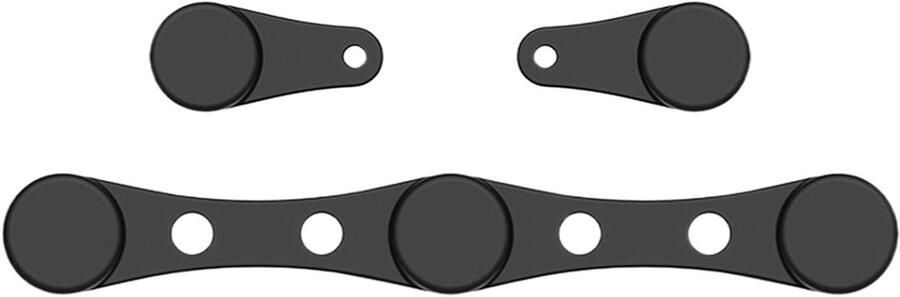 Airfryer Magneten Bakpapier Clips Keuken Organisatie Krachtige Magnetische Houdkracht 10.2x1.4x0.65 cm Zwart