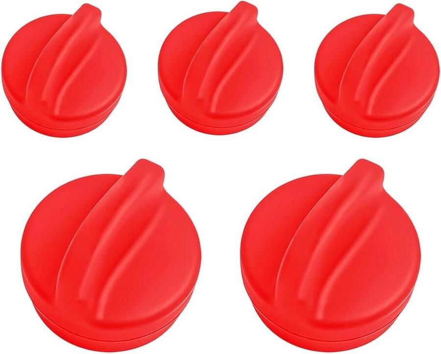 Airfryer magneten Bakpapier clips Keuken organiseren Verstelbare fixatie 5 stuks Rood