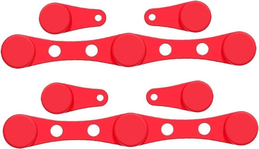 Airfryer Magneten Bakpapier Clips Schoon Koken Sterke Magnetische Grip 2 Sets Rood
