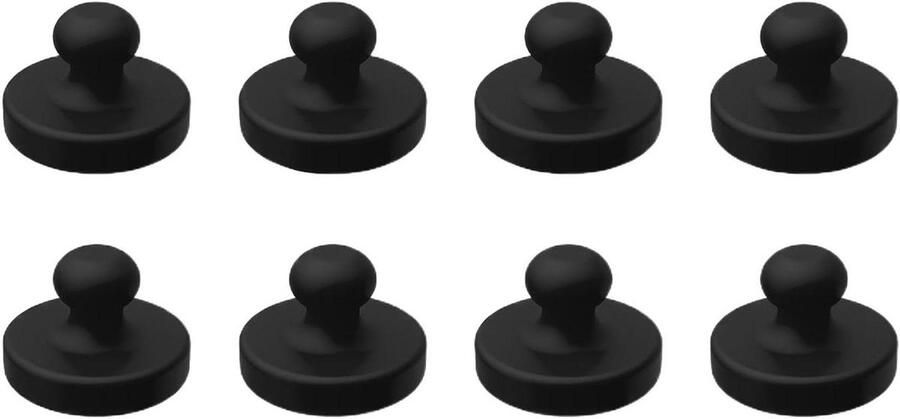 Airfryer Magneten Bakpapier Clips Voorkom Verbranden Hittebestendig Siliconen 2.2 x 1.5 cm Zwart