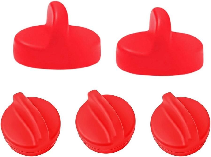 Airfryer Magneten Bakpapier Houder Veilig Koken Magnetische Bevestiging 5 Stuks Rood