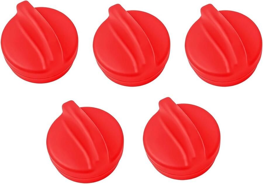 Magneten voor airfryer Bakpapier houders Hygiënisch Koken Stabiele Plaatsing 5 stuks Rood