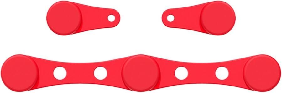 Airfryer Magneten Keuken Gadget Koken Bakken Krulvrije Papieroplossing 10.2x1.4cm Rood