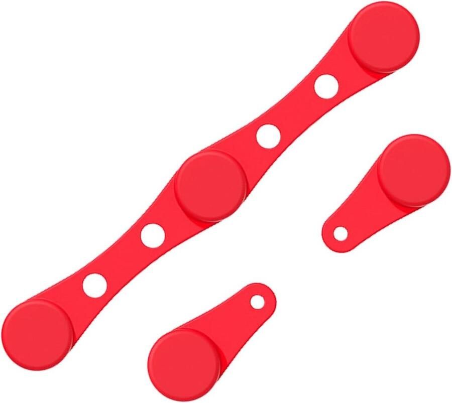 Airfryer Magneten Liner Clips Keuken Organisatie Antislip Ontwerp 10.2x1.4cm Zwart