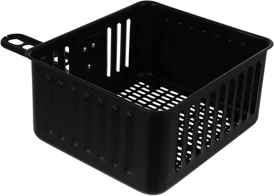Airfryer Mand Frituurmand Snacks Bereiden Stevig Koolstofstaal 38 cm Zwart