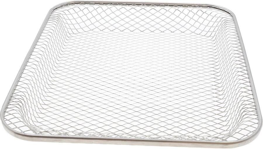 Airfryer Mand Hoge Rand Lekker Koken Origineel Onderdeel 258 x 225 mm Zwart