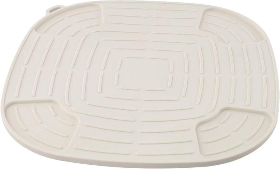 Airfryer Mat Hittebestendige Mat Keuken Beschermen Antislip Ontwerp 27 x 27 cm Wit