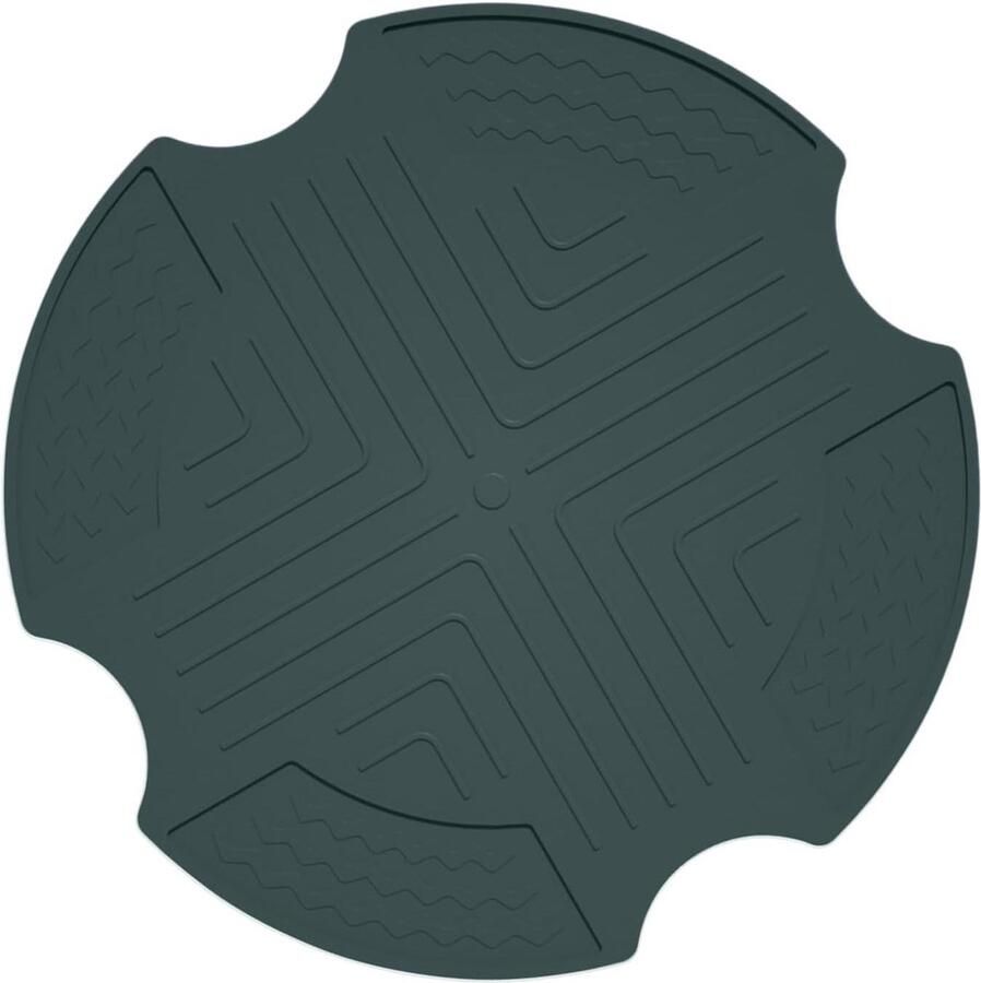 Airfryer Mat Hittebestendige Pad Bescherming Werkblad Antislip Ontwerp 26 cm Zwart