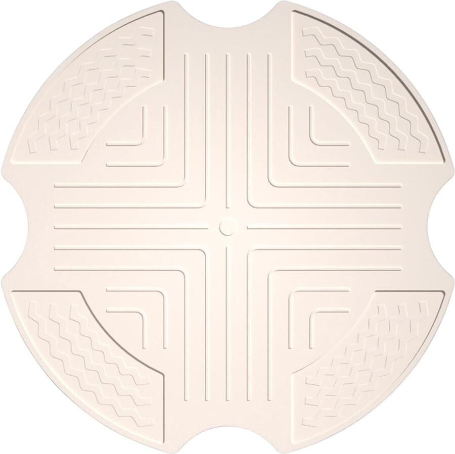 Airfryer Mat Siliconen Bakmat Hygiënisch Koken Hittebestendig Antislip 26.5 x 26.5 cm Beige