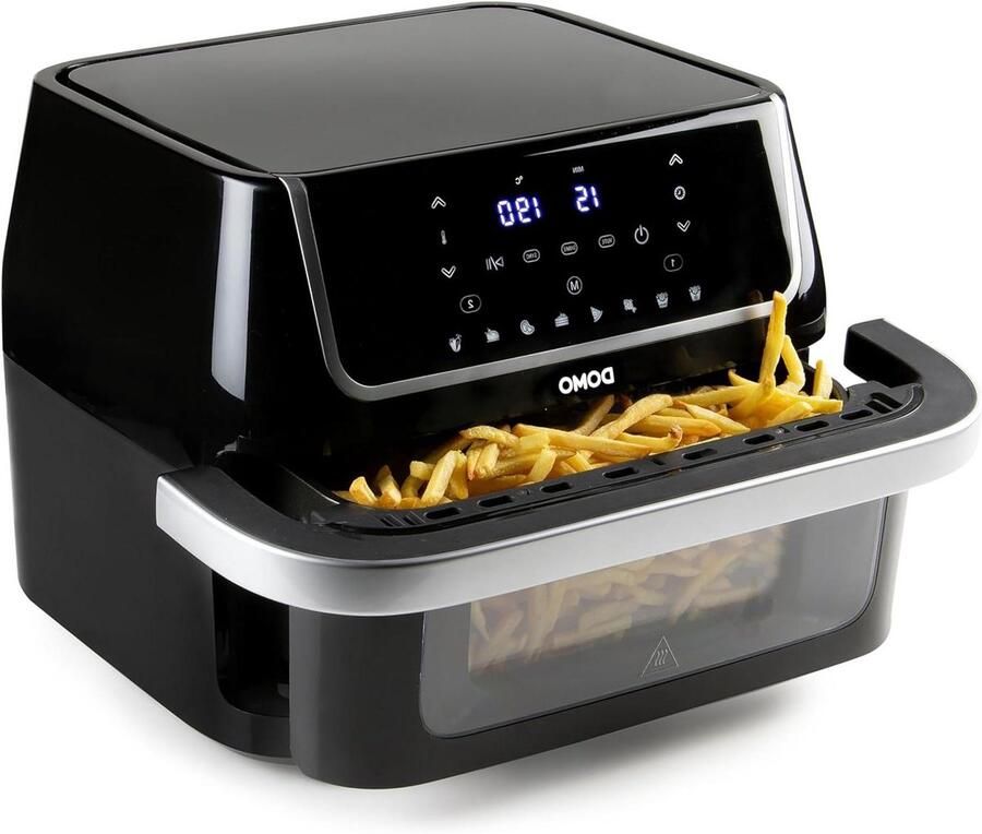 Airfryer met Venster Hete Lucht Oven Gezond Frituren Flexibele Capaciteit 10 Liter Wit