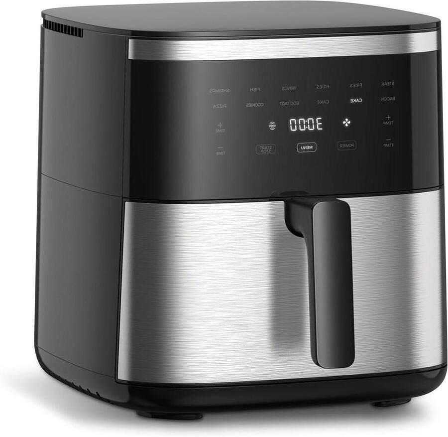 Airfryer Olievrije Frituurpan Gezond Koken XXL Capaciteit 7 Liter Zwart