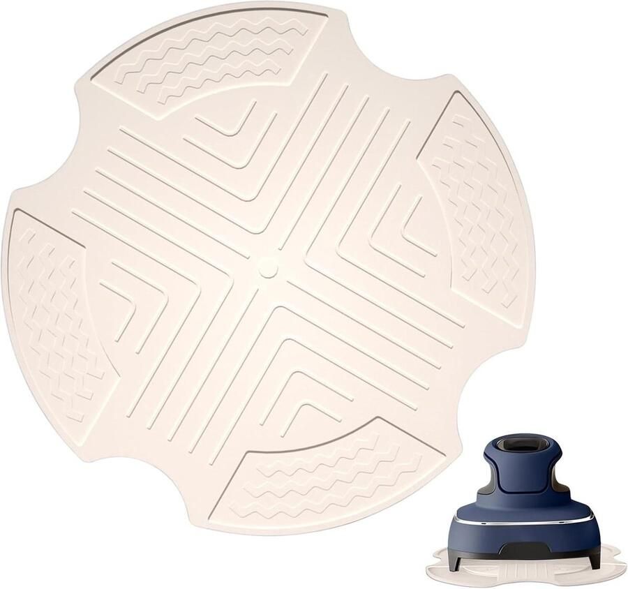 Airfryer Onderlegger Siliconen Mat Keuken Beschermen Hittebestendig Antislip 26.5 x 26.5 cm Beige