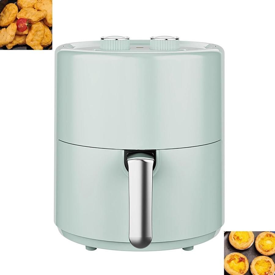 Airfryer Oven Dubbele Functie Gezond Koken Automatische Uitschakelfunctie 31x25x30cm Groen