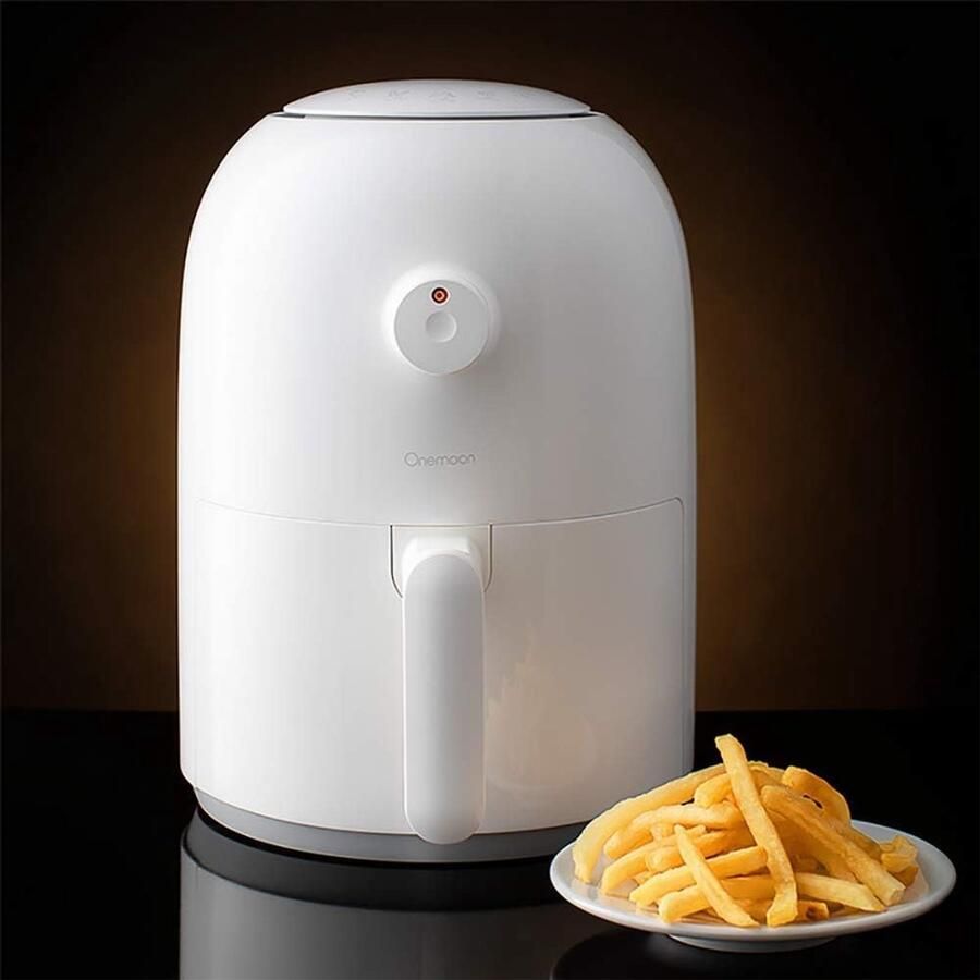 Airfryer Oven Friteuse Gezond Koken RVS Design 2.0 Liter Zilverkleurig