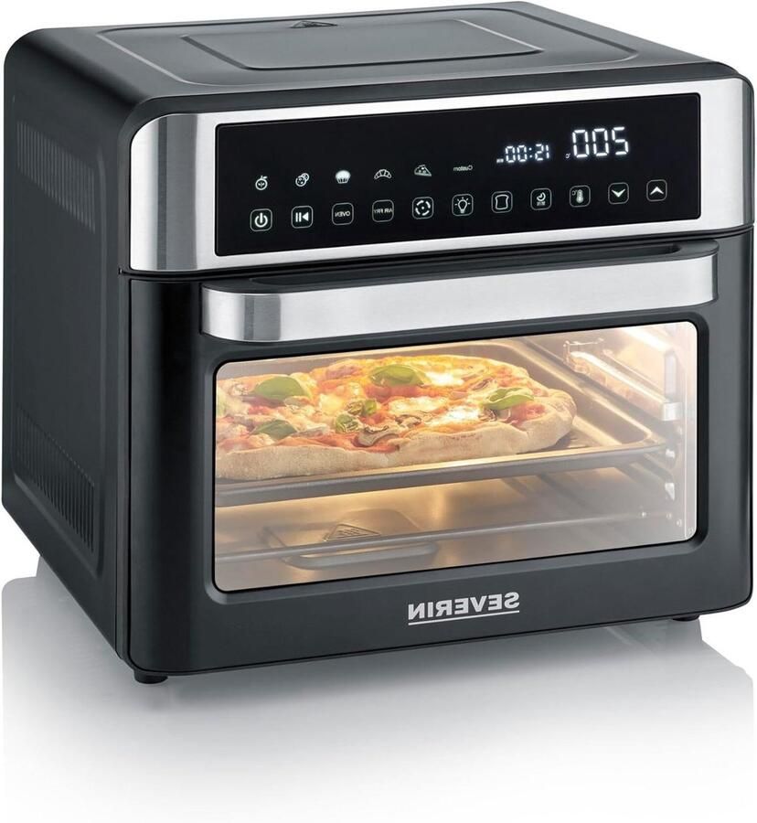 Airfryer Oven Heteluchtoven Minioven Snel Maaltijden Bereiden 25 Liter Capaciteit 44.7 x 49.3 x 42 cm