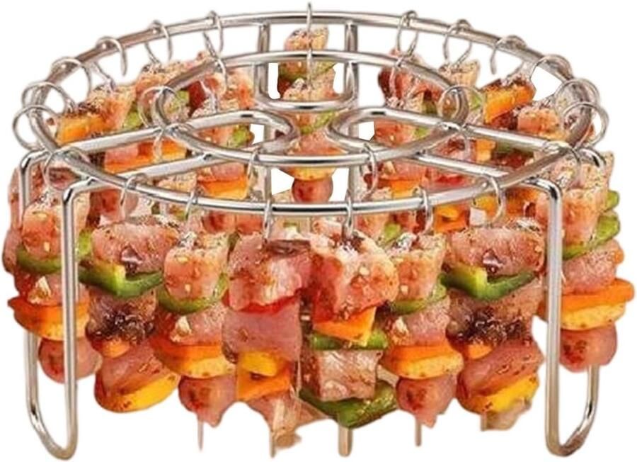 Airfryer Rack 49 Hittebestendige Roestvrij staal Verticale Houder