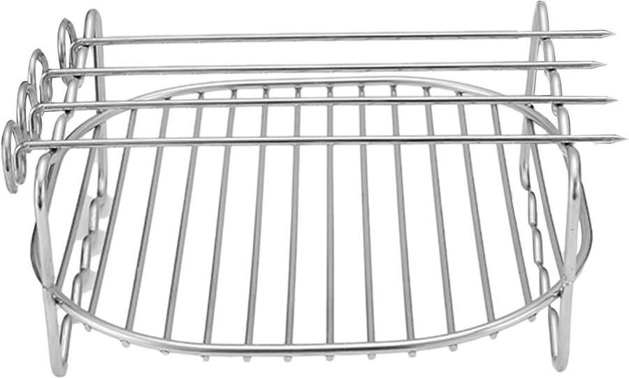 Airfryer Rack Grill Dubbel Laags Rooster Gezond Koken Dubbele Laags Ontwerp 6 7 of 8 Inch