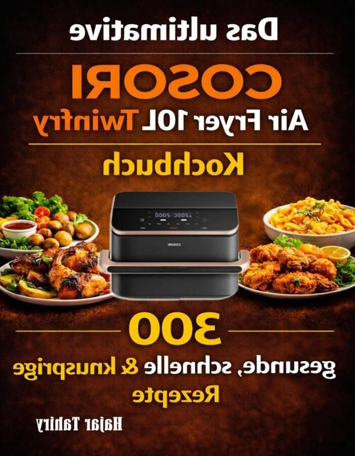 Airfryer Receptenboek Kookboek Airfryer Gezond Koken 300 Recepten 176 Pagina's Duits