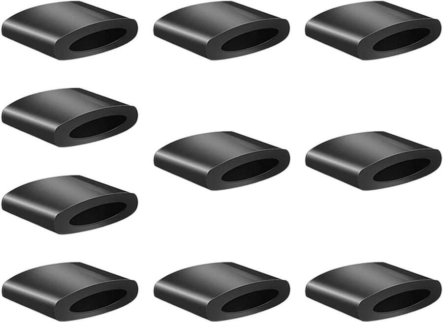 Airfryer Rubber Bumper Vervanging Voetjes Bescherming Keukenapparatuur Hittebestendig Silicone 10 stuks Zwart