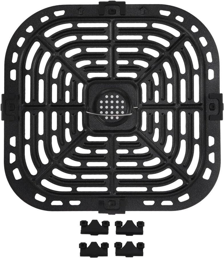 Airfryer Rubberen Beschermers Friteuse Accessoires Bescherming Lade Hittebestendig Materiaal 24x23cm