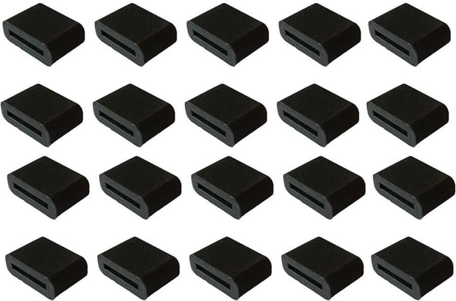 Airfryer Siliconen Accessoires Beschermhoezen Bakmat Apparaat Beschermen Multifunctionele Set 20 Stuks Zwart