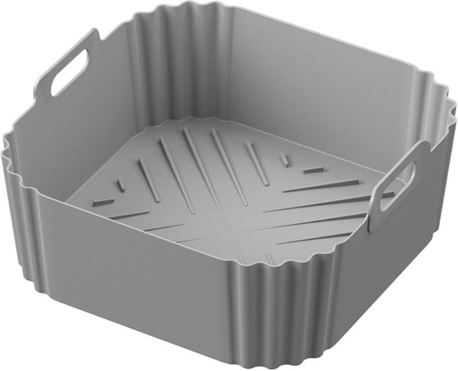 Airfryer Siliconen Bakje Airfryer Bakvorm Gezond Koken Verhoogd 9.5cm Ontwerp 24 x 19 x 2 cm