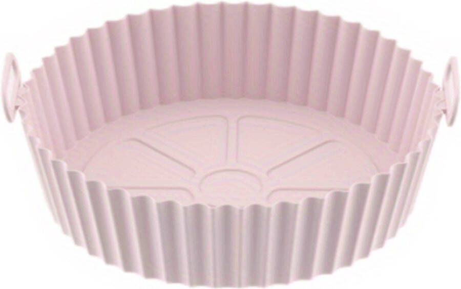 Airfryer Siliconen Bakje Herbruikbaar 20 5CM Roze