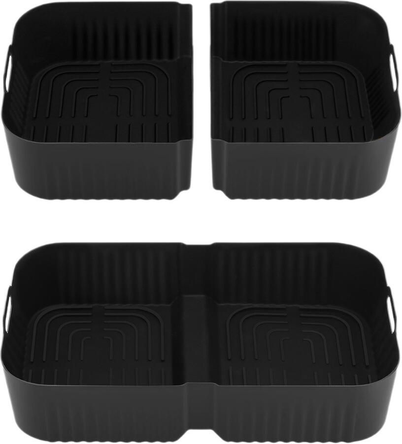 Airfryer siliconen bakplaat rechthoekige oven bakmand Geschikt voor AF500 airfryer accessoires siliconen mand herbruikbare voering