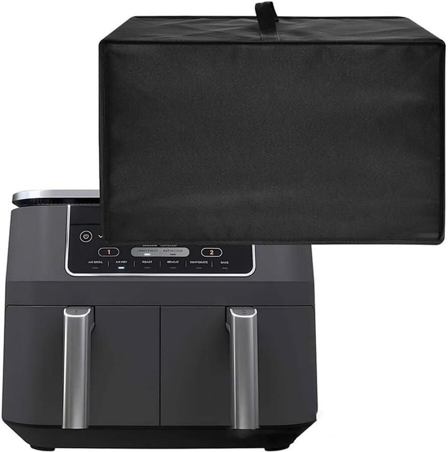 Airfryer Stofhoes Apparaat Beschermer Keuken Organisatie Hittebestendig Waterdicht 49 x 40 x 30 cm Zwart