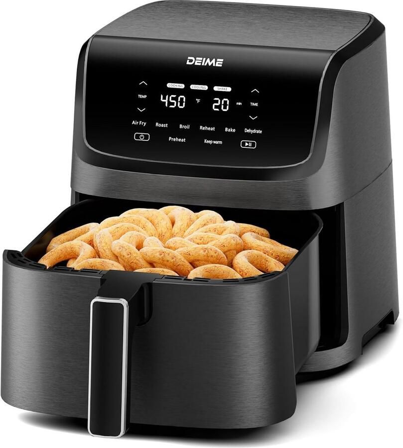 Airfryer XL 6.2L 1500W met 10 Slimme Voorinstellingen