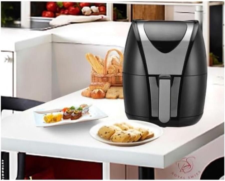 Airfryer XL Friteuse zonder olie Gezond Frituren Digitale Touch Control 3.5 liter Zwart