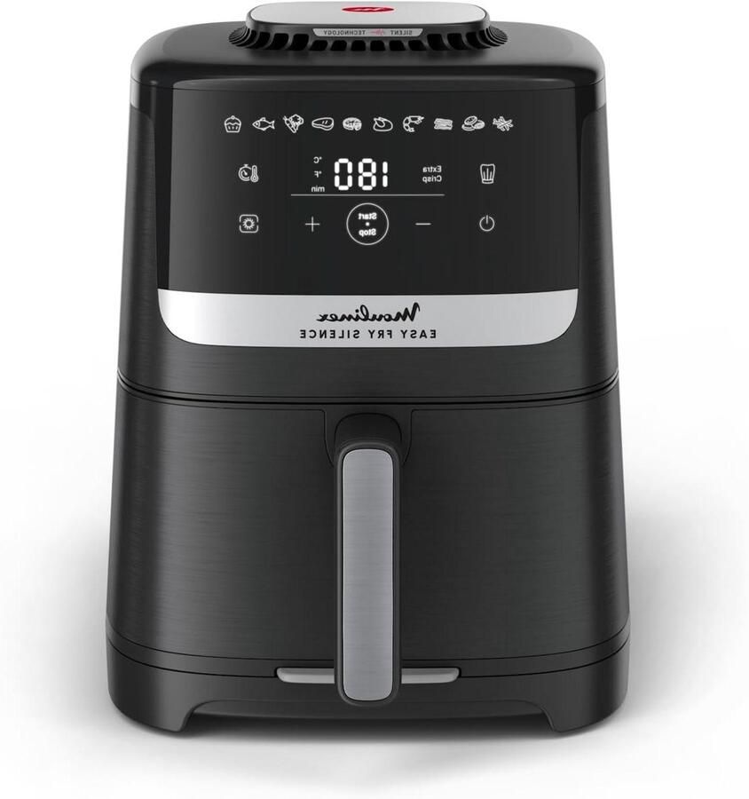 Airfryer XL Olievrije Frituurpan Gezond Koken Stille Technologie 5 Liter Zwart