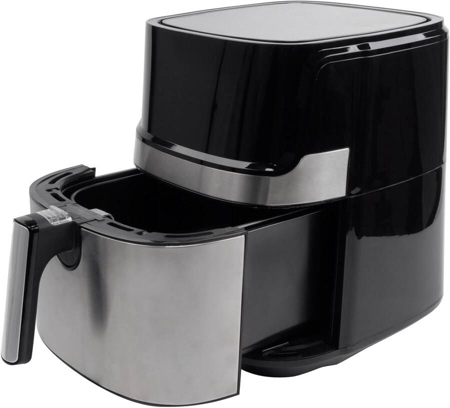 Airfryer XXL Heteluchtfriteuse Gezond Frituren 8 Programma's 8 Liter Zilver