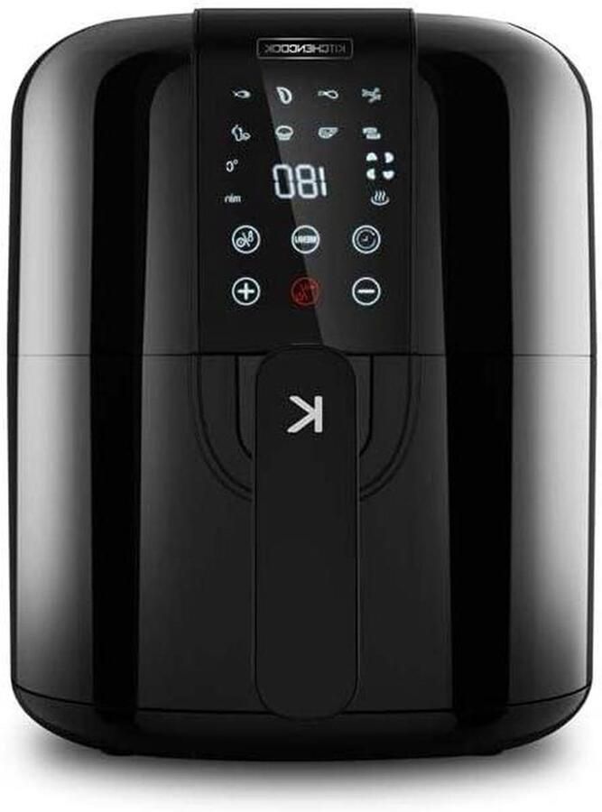 Airfryer Zonder Olie Crispy Snacks Gezond Koken 8 Programma's 3 Liter Zwart