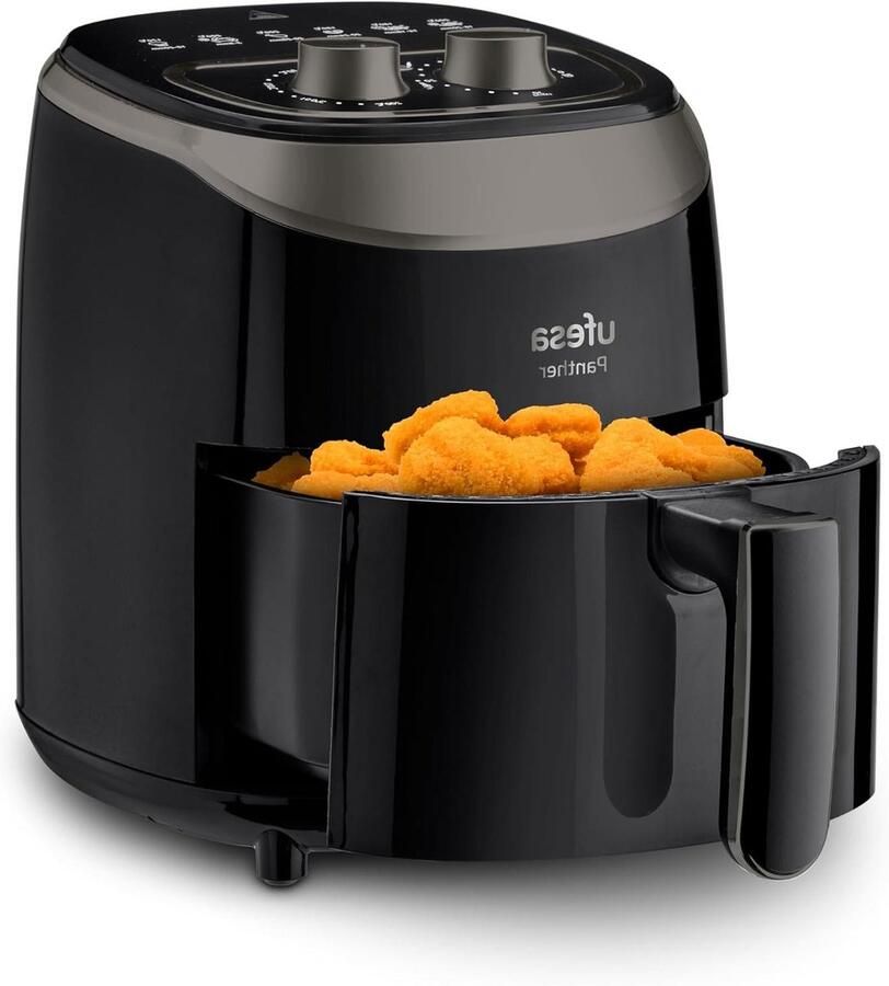 Airfryer Zonder Olie Heteluchtfriteuse Gezonde Frituur Gezond Koken 360 Graden Technologie 3.5 Liter Zwart