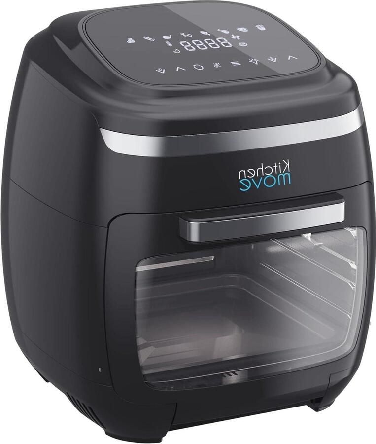 Airfryer zonder Olie Heteluchtfriteuse XXL Gezond Koken XXL Capaciteit 11L 2000 Watt Zwart