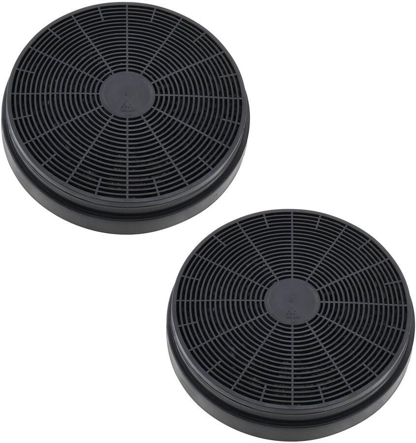 Dailygoody Koolstof Houtskool Vent Filters Vervangingsfilters voor Afzuigkap Zwart 2 Stuks Ideaal voor Geurabsorptie Geschikt voor Klarste