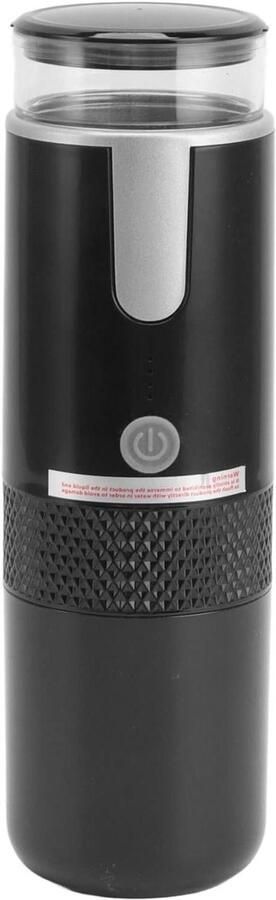 Allecta Draagbare oplaadbare espressomachine voor onderweg eenvoudig te bedienen handheld mini-koffiezetapparaat compatibel met capsules en gemalen koffie