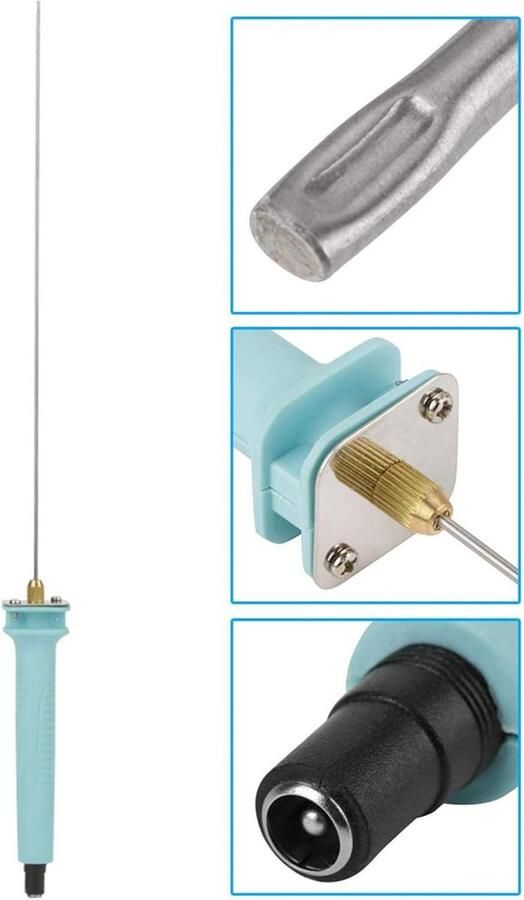 Allecta Elektrische Schuimsnijder voor Polystyreen Knutselwerk Licht en Snel Schuimsnijgereedschap met Verwarmende Snijmachinestift 25 cm lengte