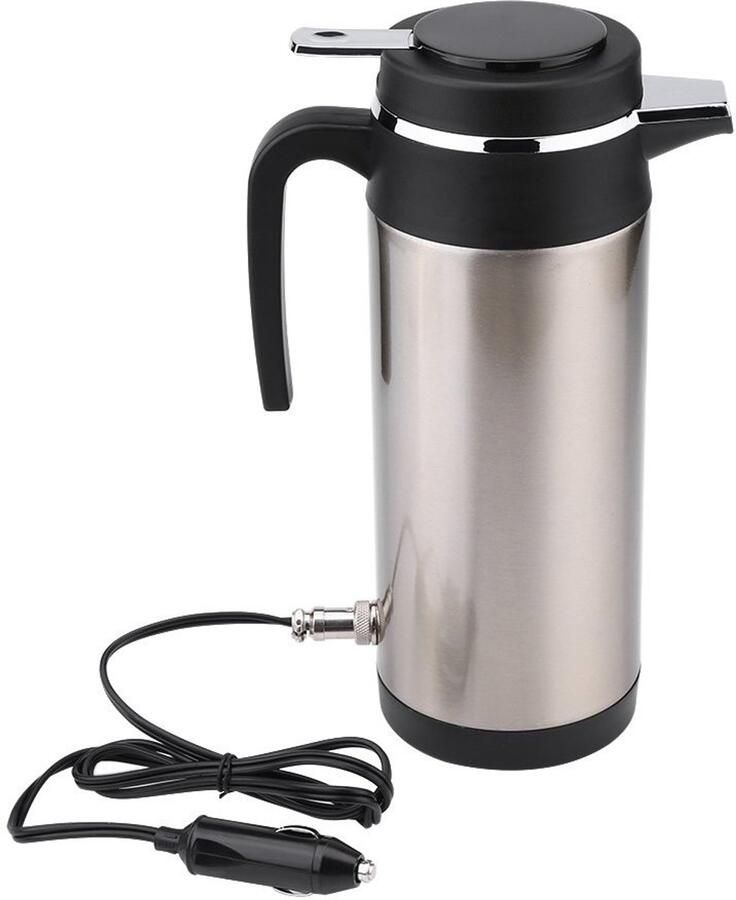 Allecto 1200ML Elektrische Kettle RVS Reis Hitte- en Waterkoker voor 12V Auto
