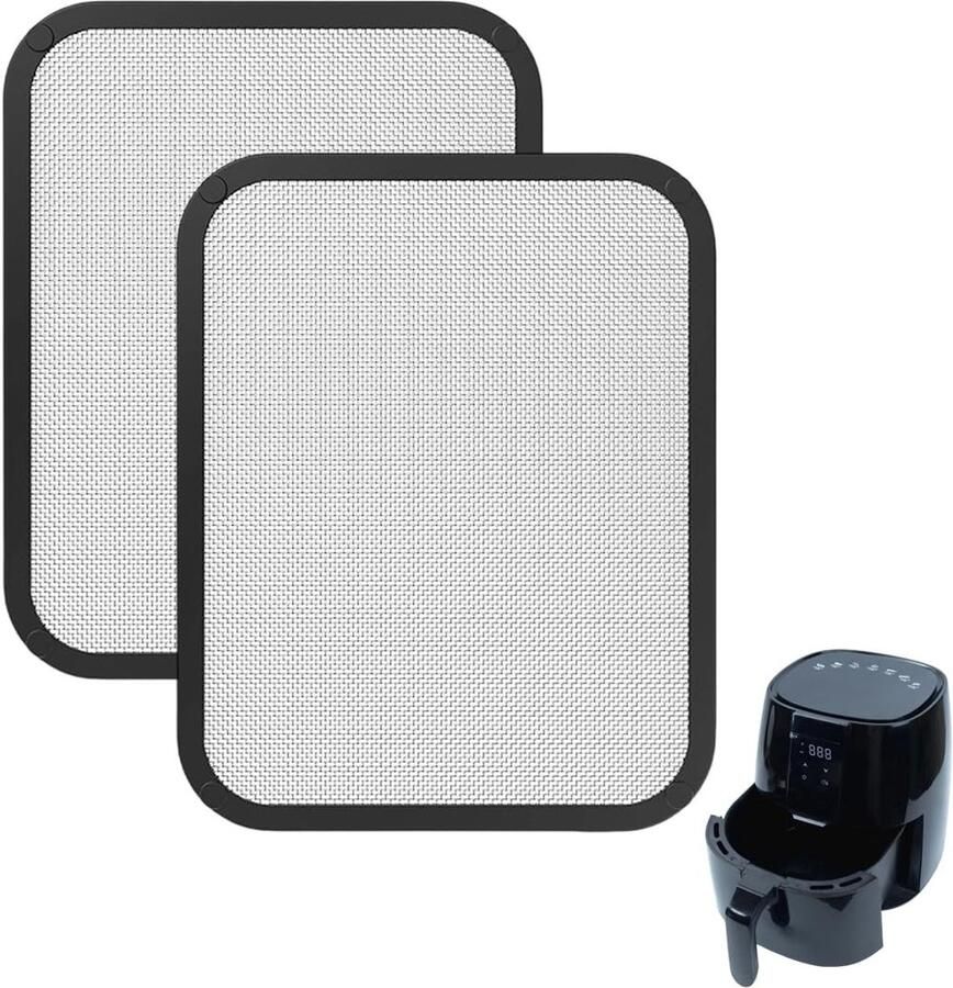 Allecto Air Fryer Splash Guard Hoogwaardige Accessoires voor Vetvrije Bereiding Bescherming tegen Spatten Geschikt voor Airfryer Eenvoudi