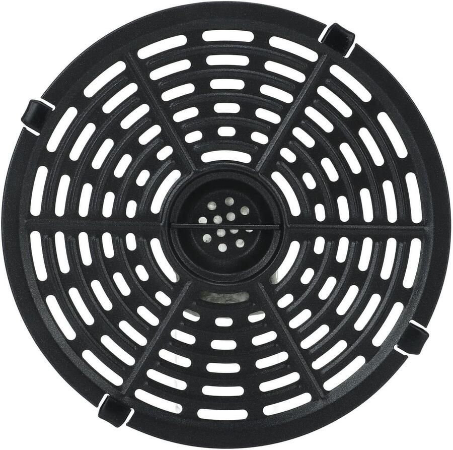 Aladdien Airfryer grillpan 20 cm Ronde vervangingspan Antiaanbaklaag Ideaal voor luchtfriteuse Accessoire voor optimale luchtcirculatie