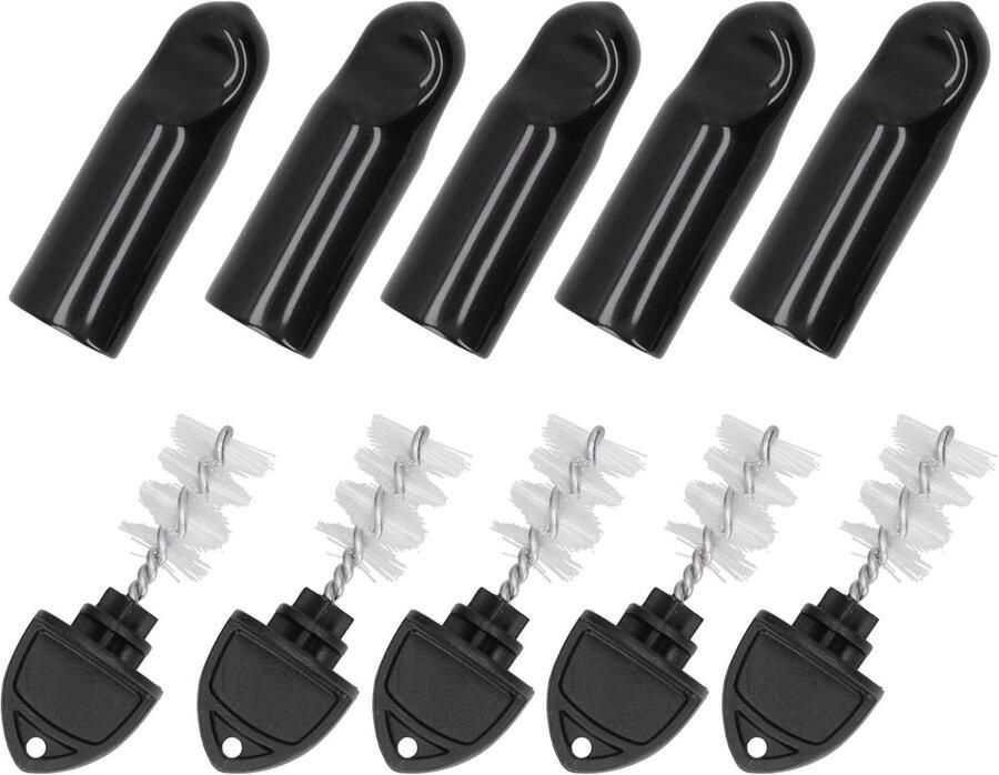 Allecto Bier Stekkers Tap Borstel Set Reinigingsset voor Thuis Bar 5 Pcs Tapbier Kraan Cover Bescherming tegen Insecten Ideaal voor Bie