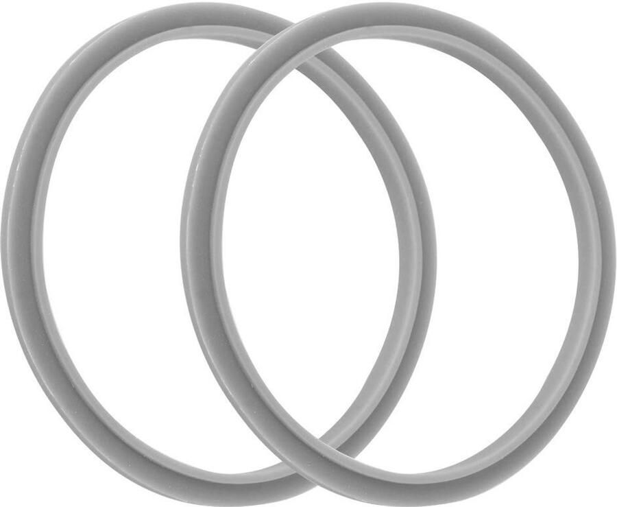 Allecto Blender Gasket Vervanging Rubberen Afdichtringen Nutribullet Blender 900W 2 Stuks Onderdelen Geschikt voor Blenders Zwart