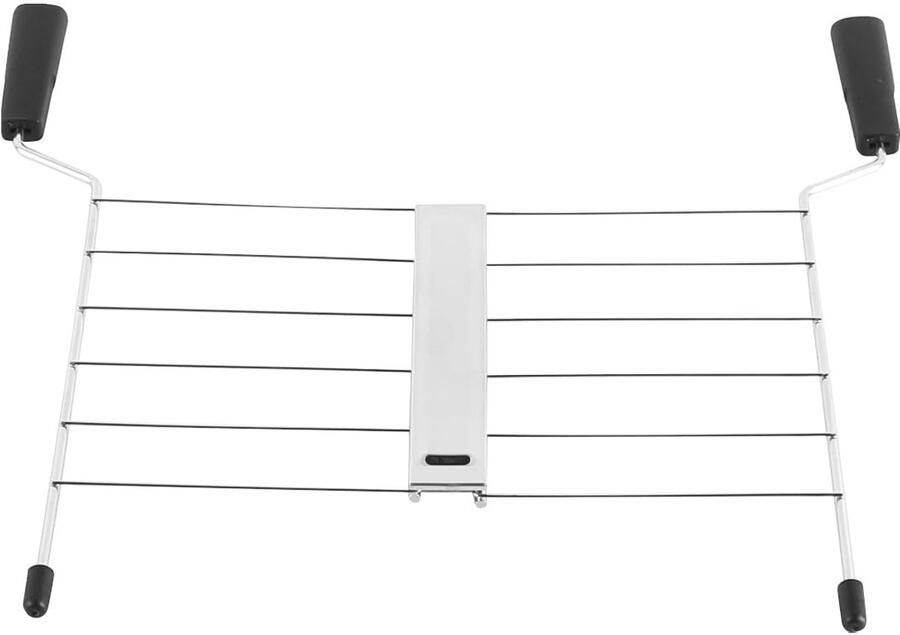 Allecto Broodrooster accessoire Keukengerei RVS Ontbijt Toastrek Broodjesrooster Staal Keukenapparatuur Zilver